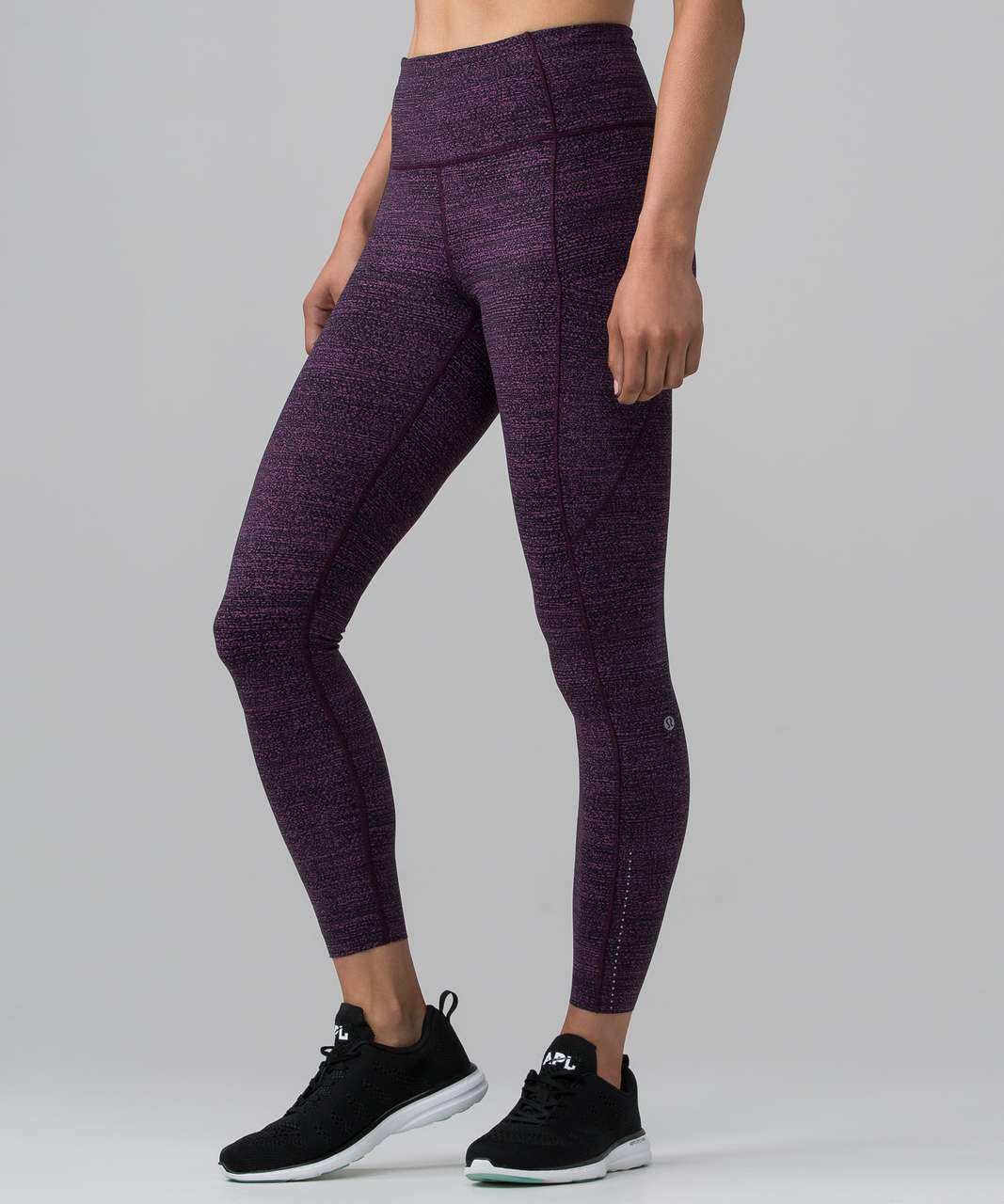 Lululemon Fast & Free 7/8 Tight II (Nulux 25") - Salt Dark Mystic Black