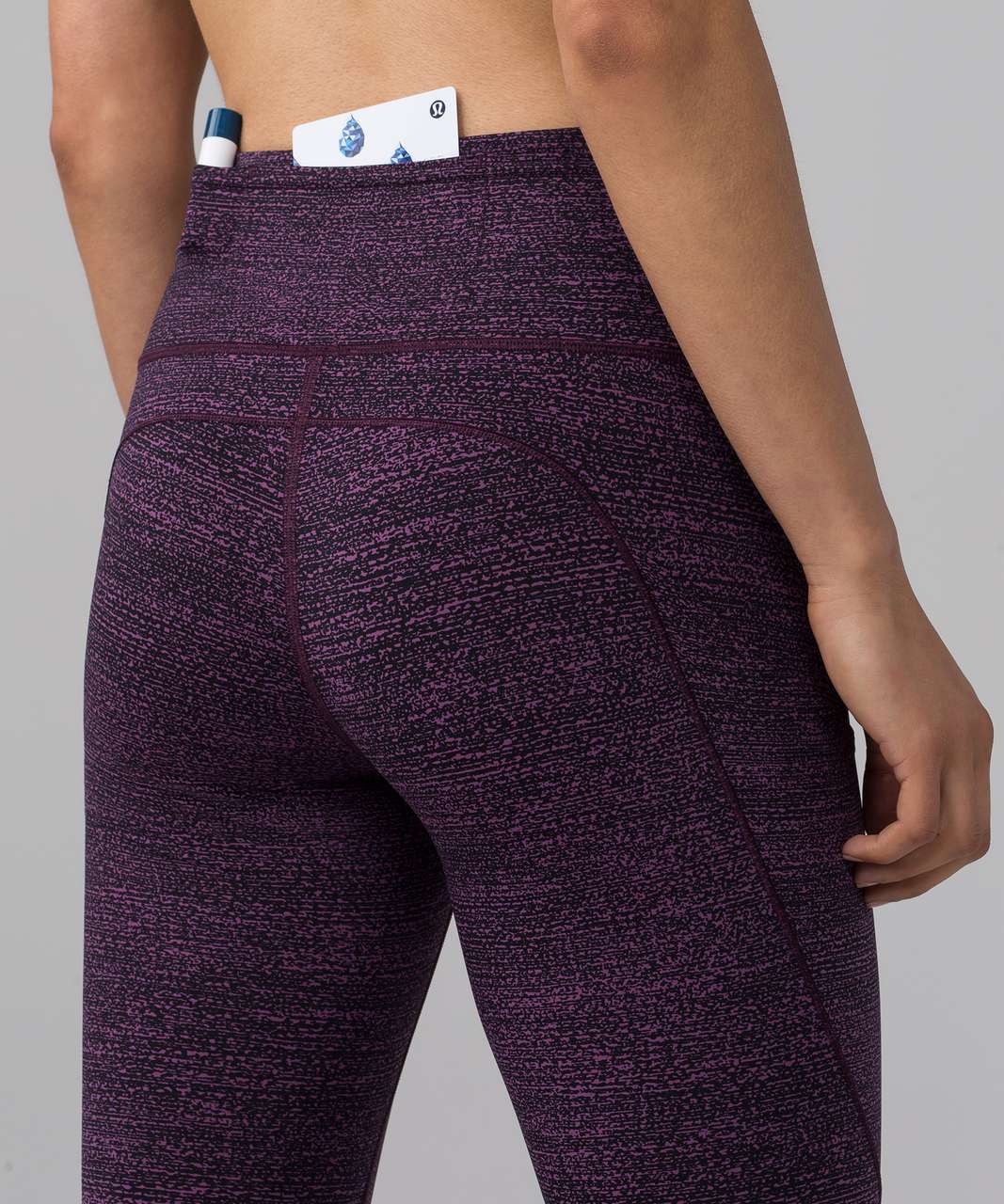 Lululemon Fast & Free 7/8 Tight II (Nulux 25") - Salt Dark Mystic Black