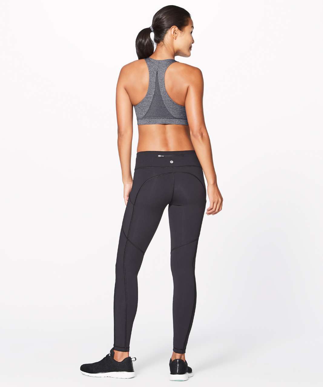 Lululemon Invigorate Bra, Heathered Black, Size 10 - $40 - From Teri