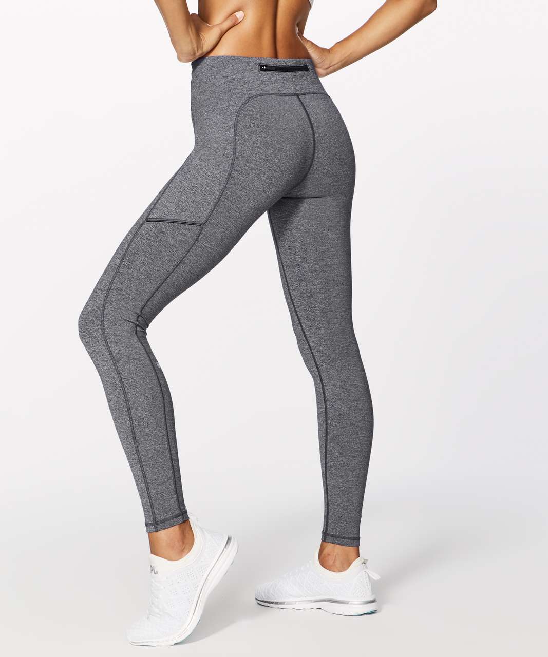 Lululemon Speed Up Tight *28 - Heathered Black (First Release) - lulu  fanatics