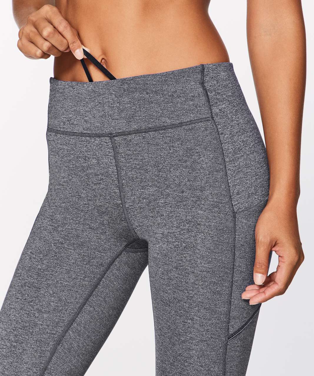 Lululemon Speed Up Tight *28 - Heathered Black (First Release) - lulu  fanatics