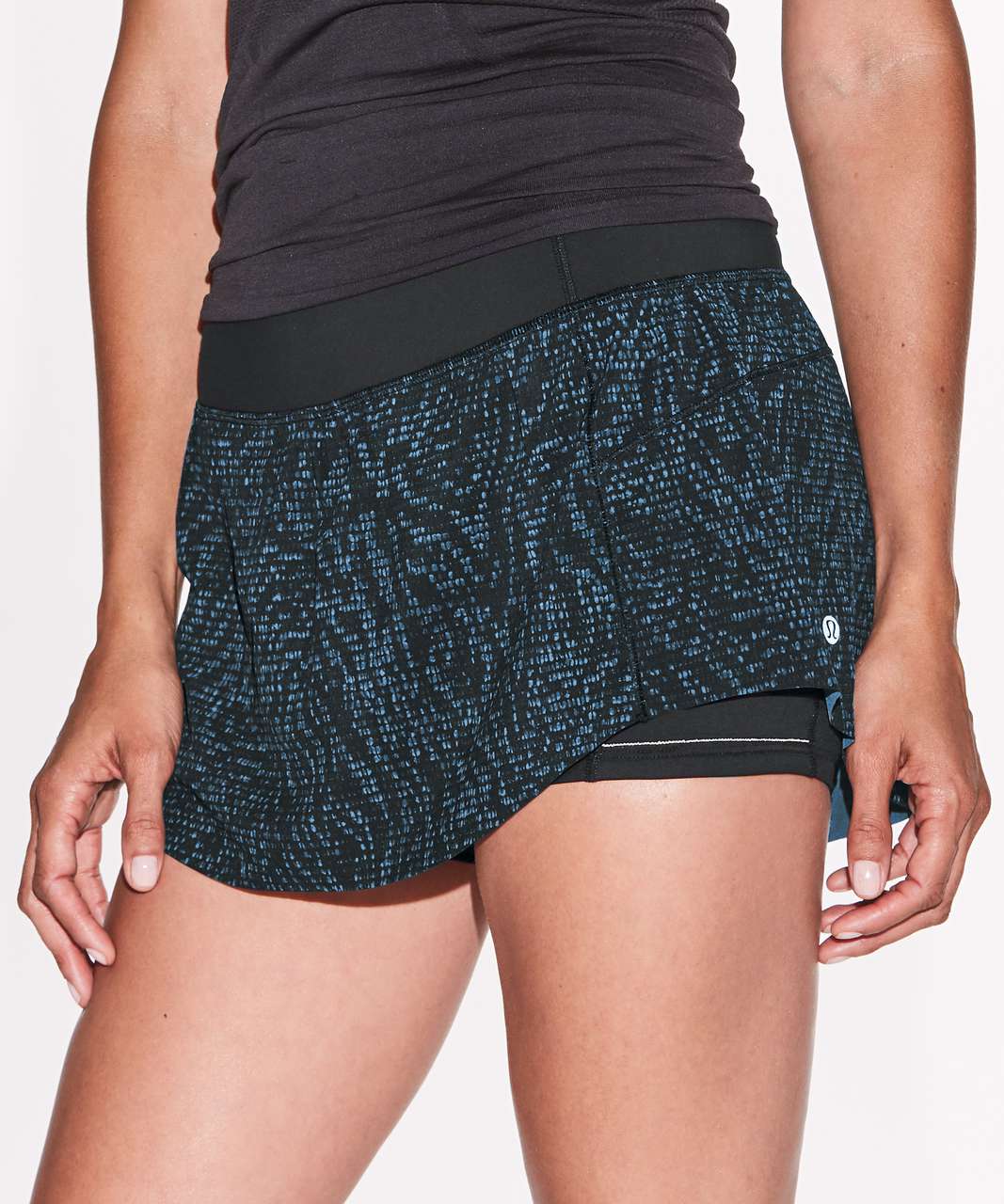 Lululemon Final Lap Skirt - Pulse Capri Black / Black