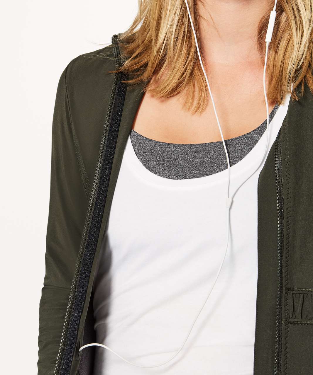 Lululemon Round Trip Jacket - Dark Olive - lulu fanatics