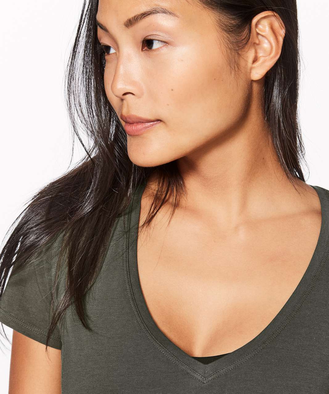 Lululemon Love Tee V - Dark Olive (First Release)