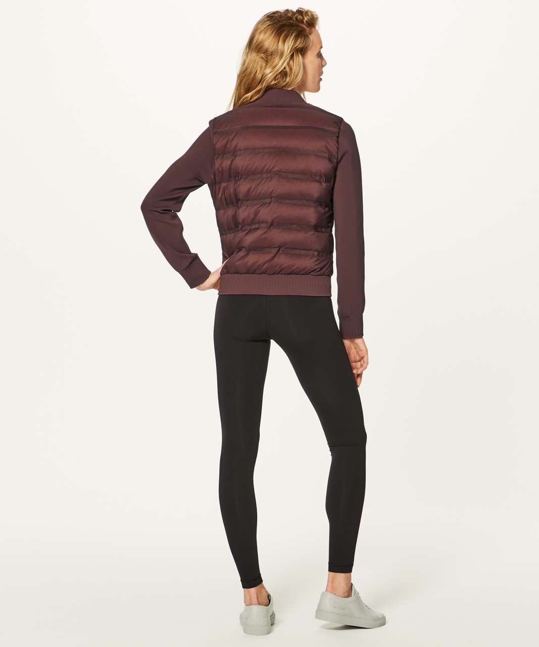 Lululemon Down & Around Bomber (Reversible) - Dark Cedar