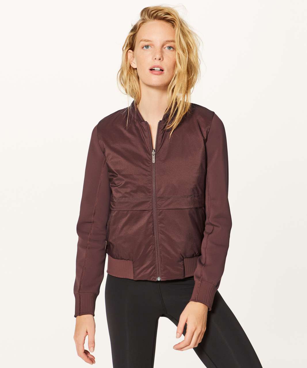 Lululemon Down & Around Bomber (Reversible) - Dark Cedar