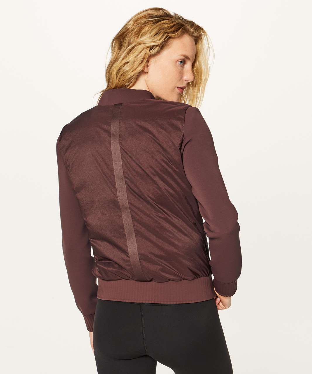 Lululemon Down & Around Bomber (Reversible) - Dark Cedar