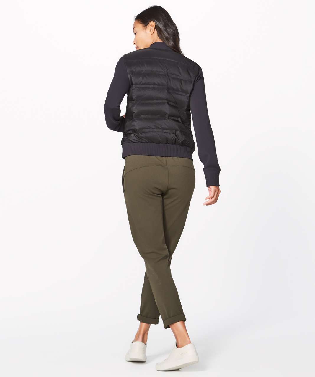 Lululemon Down & Around Bomber (Reversible) - Black