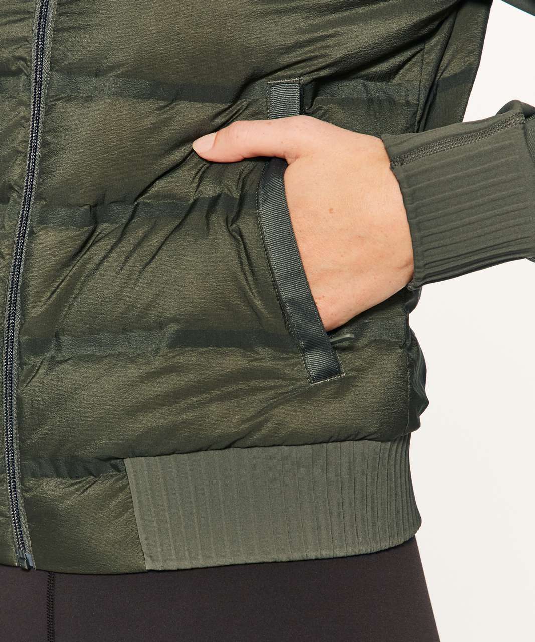 Lululemon Down & Around Bomber (Reversible) - Armory