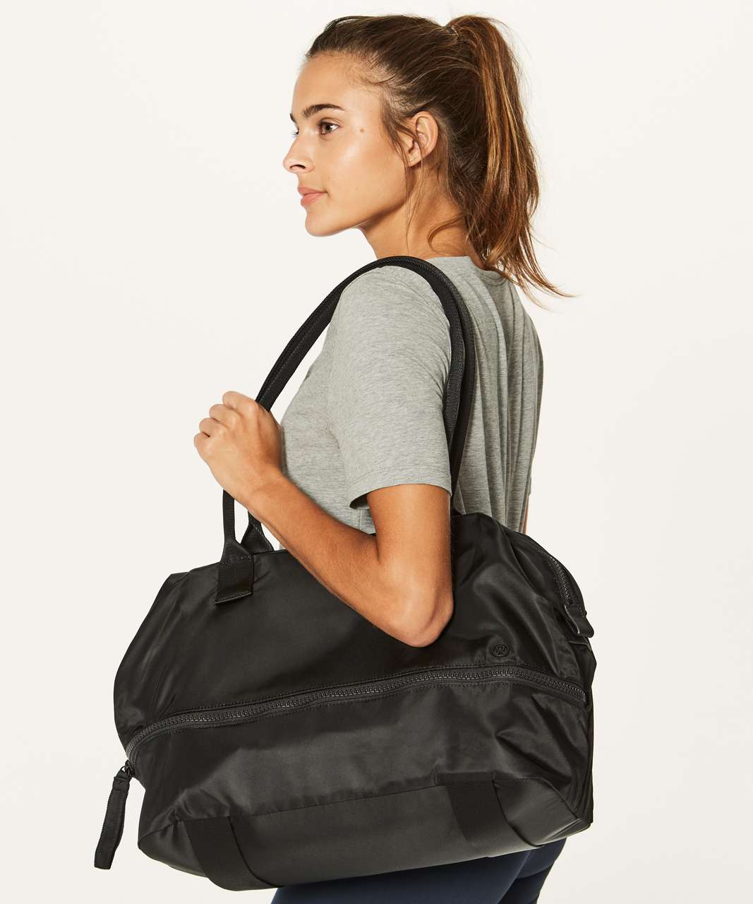 Lululemon Go Lightly Duffel - Black - lulu fanatics