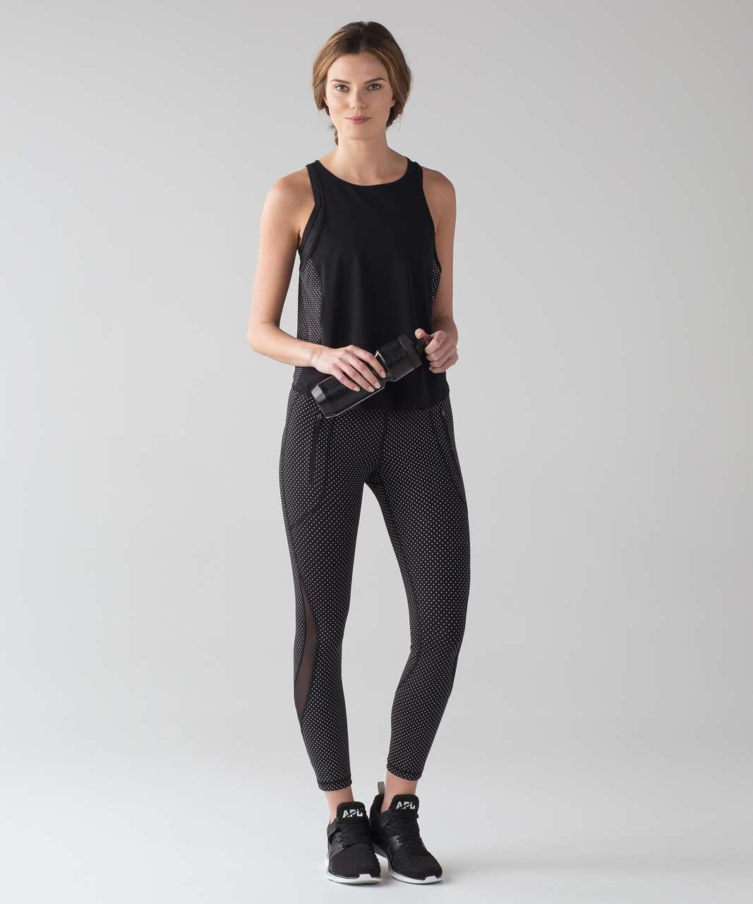 Lululemon Invigorate Tight *Shine Bright - Reflective Polka Dot Silver /  Black (AU Release) - lulu fanatics