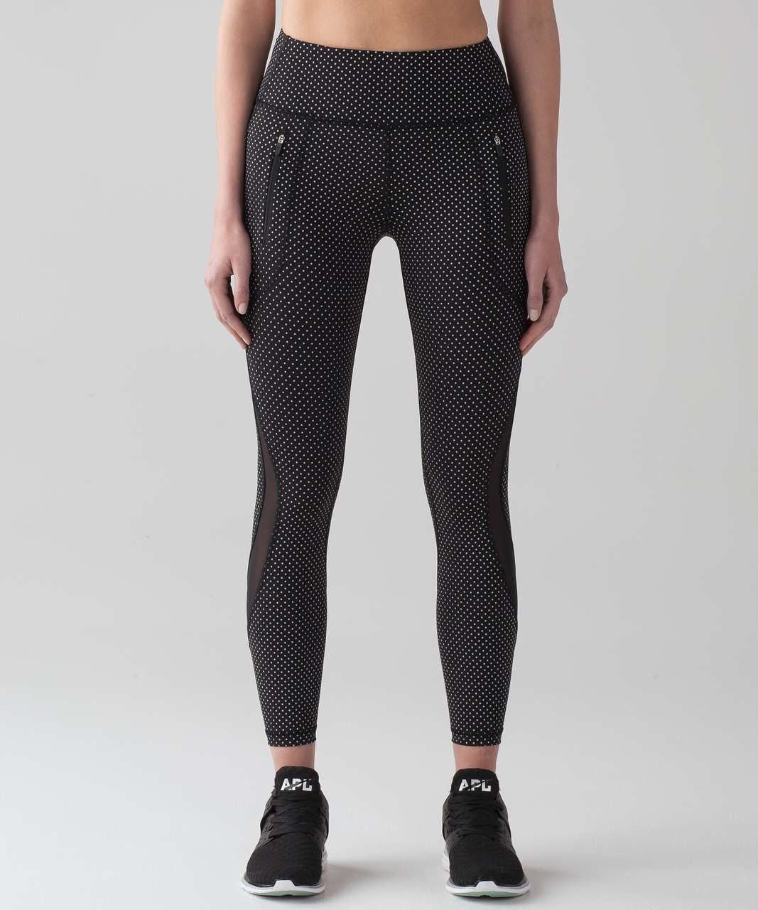 Lululemon Invigorate Tight *Shine Bright - Reflective Polka Dot Silver / Black (AU Release)