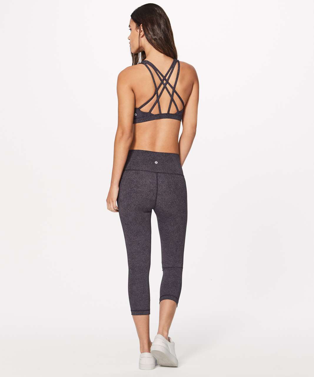 Lululemon Free To Be Serene Bra - Disperse Dusky Lavender Black