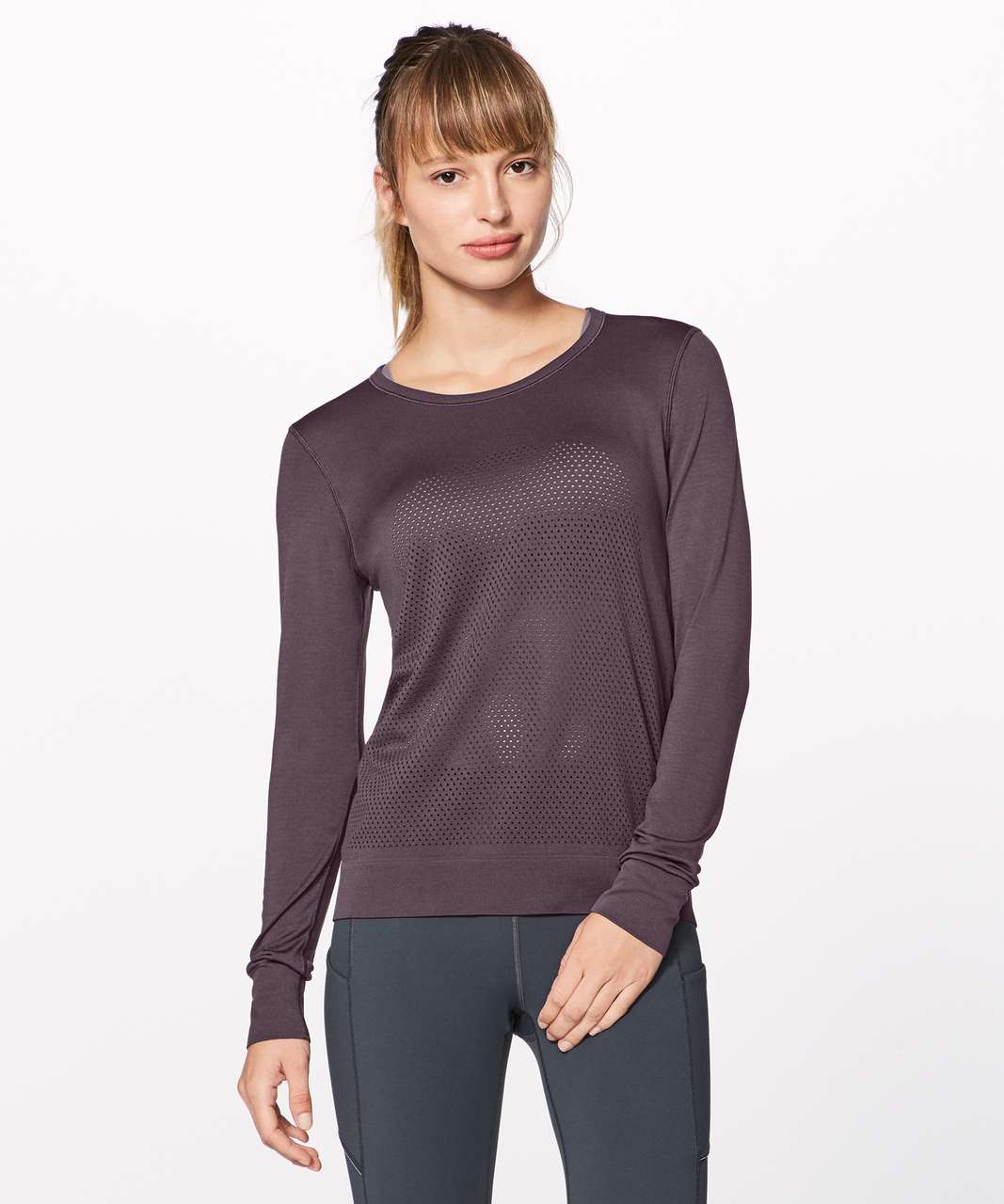 Lululemon Breeze By Long Sleeve - Pelt / Pelt