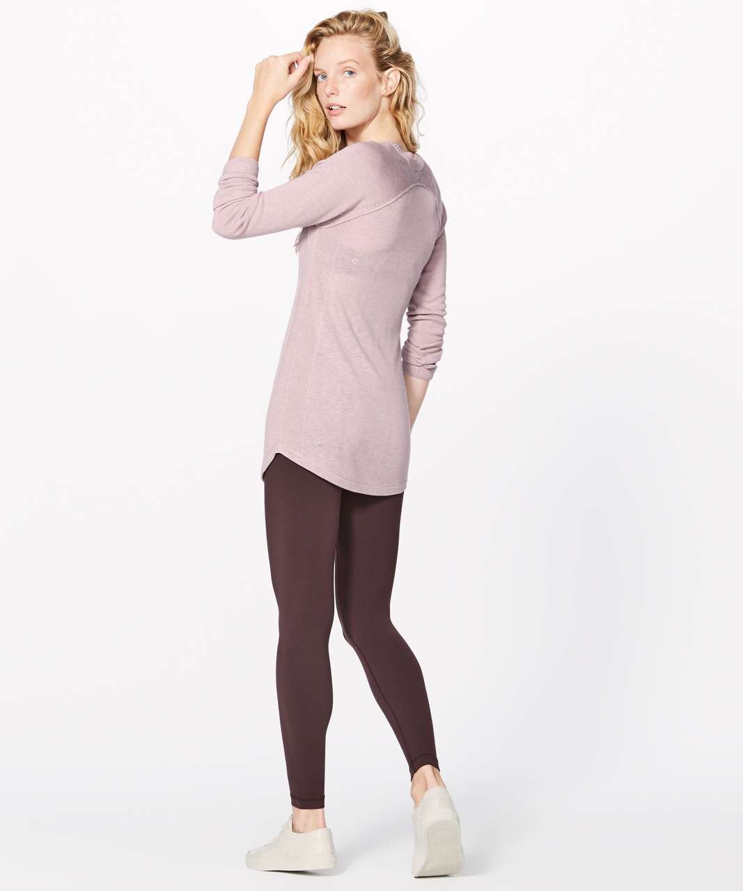 Lululemon Sit In Lotus Sweater - Heathered Core Medium Grey - lulu fanatics