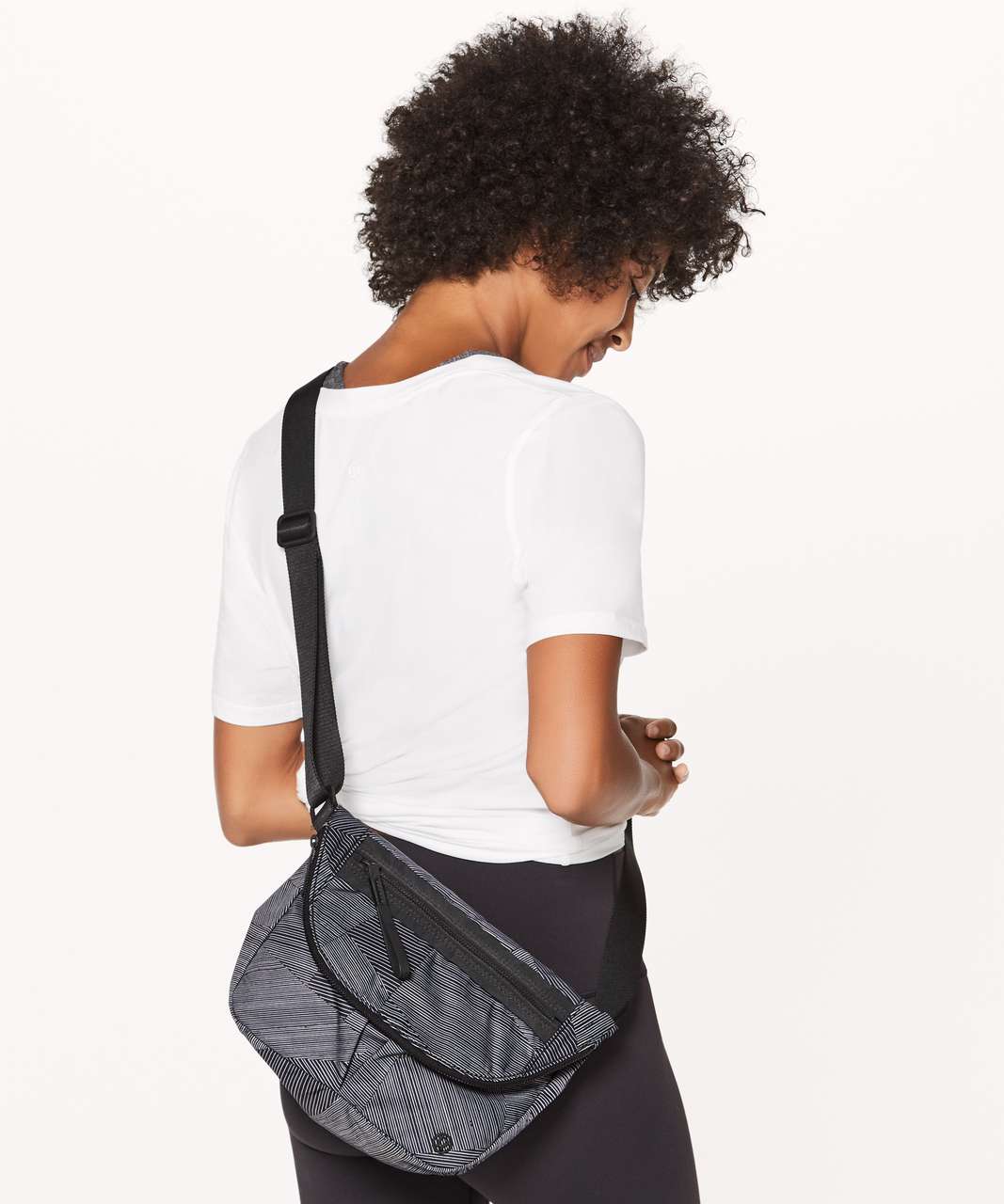 Lululemon Festival Bag II *5L - Etch Maxi Ice Grey Black / Black