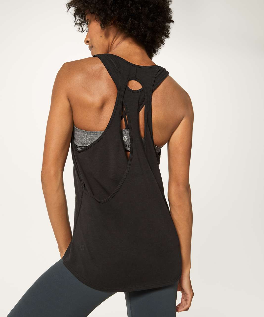 Lululemon Double Back Tank - Black 