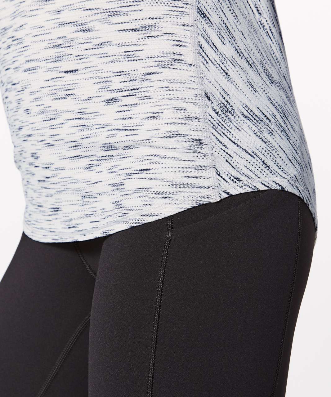 Lululemon Wild Tank - Tiger Space Dye Black White / Deep Coal - lulu ...