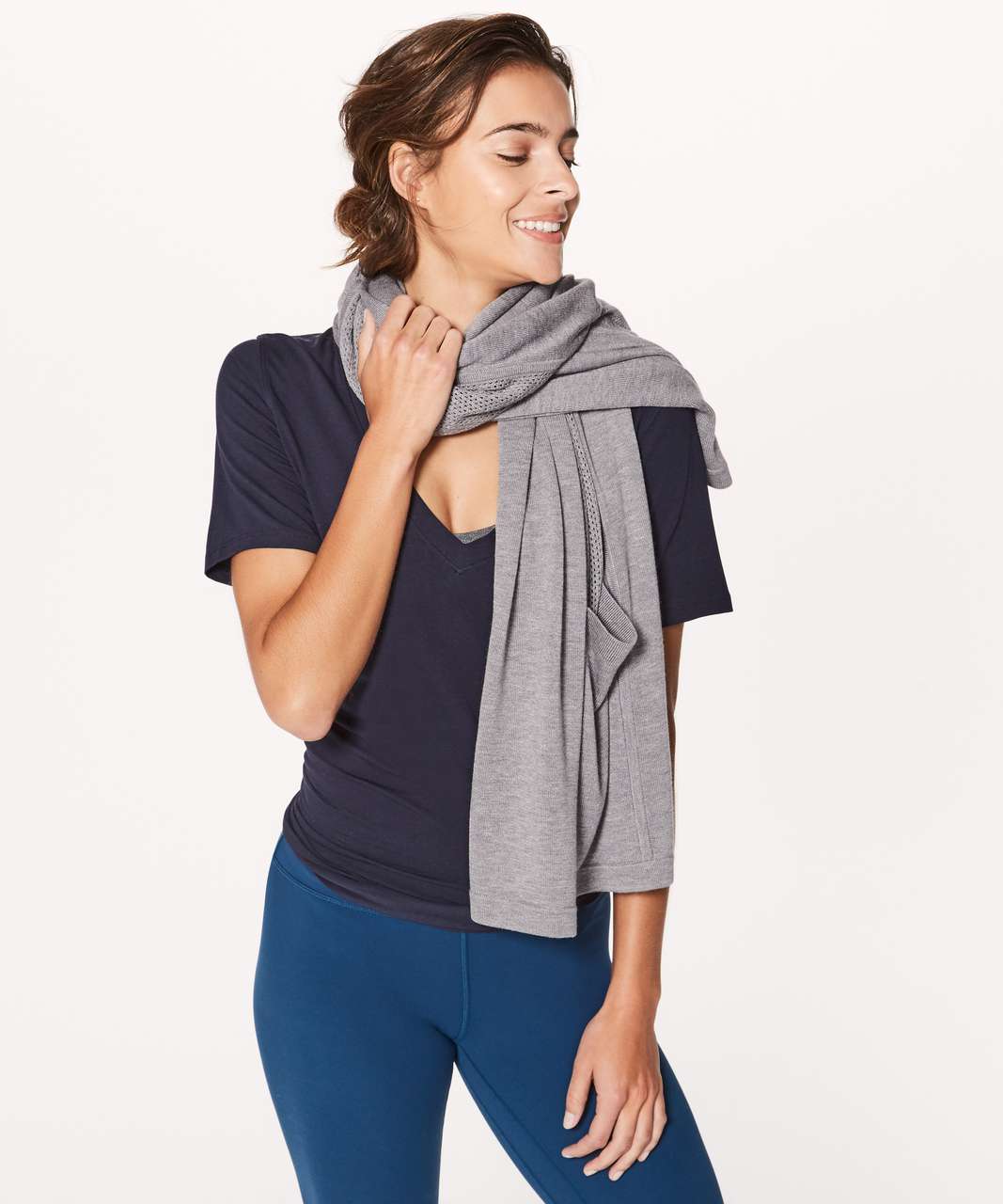 Lululemon In The Studio Scarf - Heathered Medium Grey