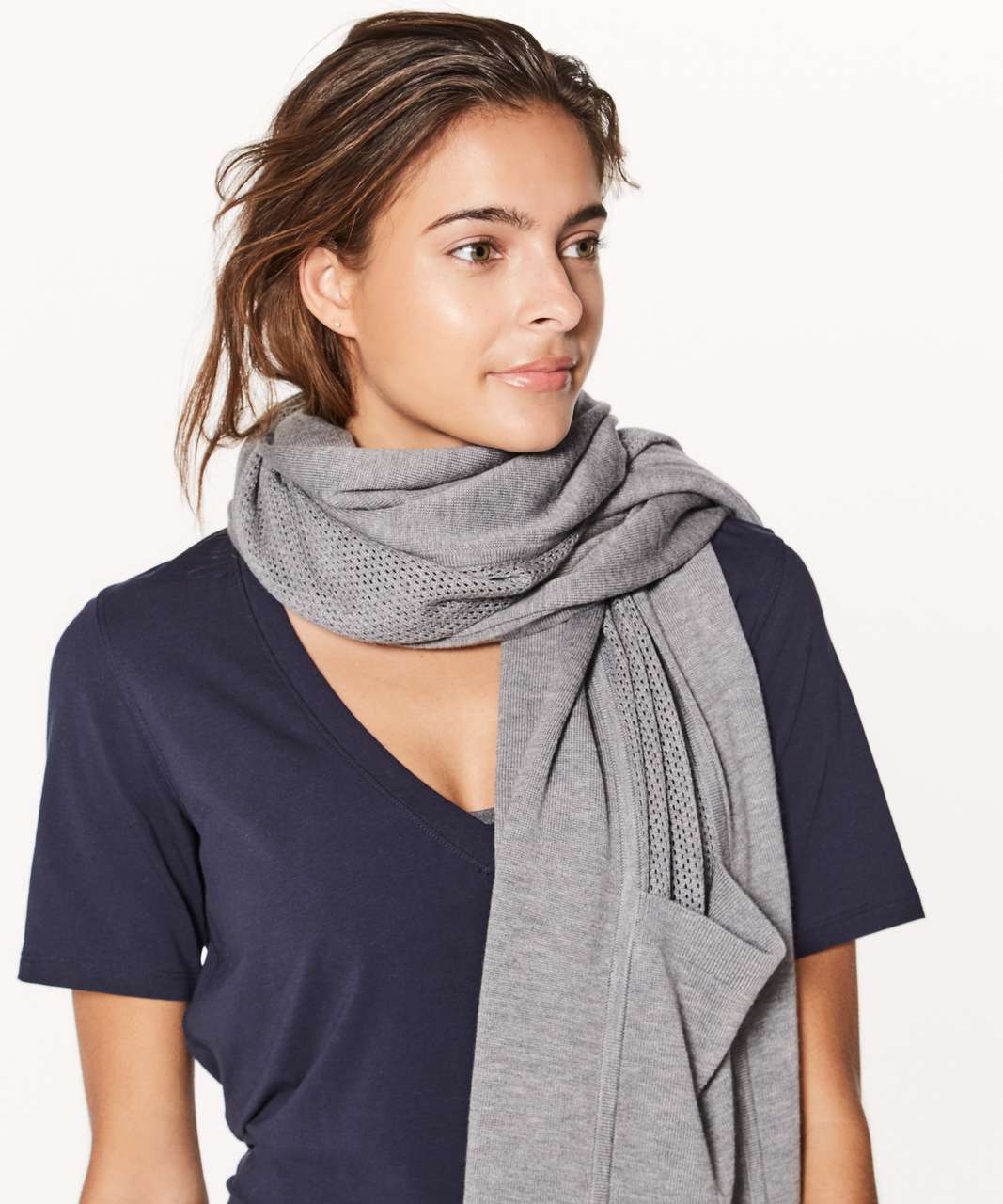 Lululemon In The Studio Scarf - Heathered Medium Grey