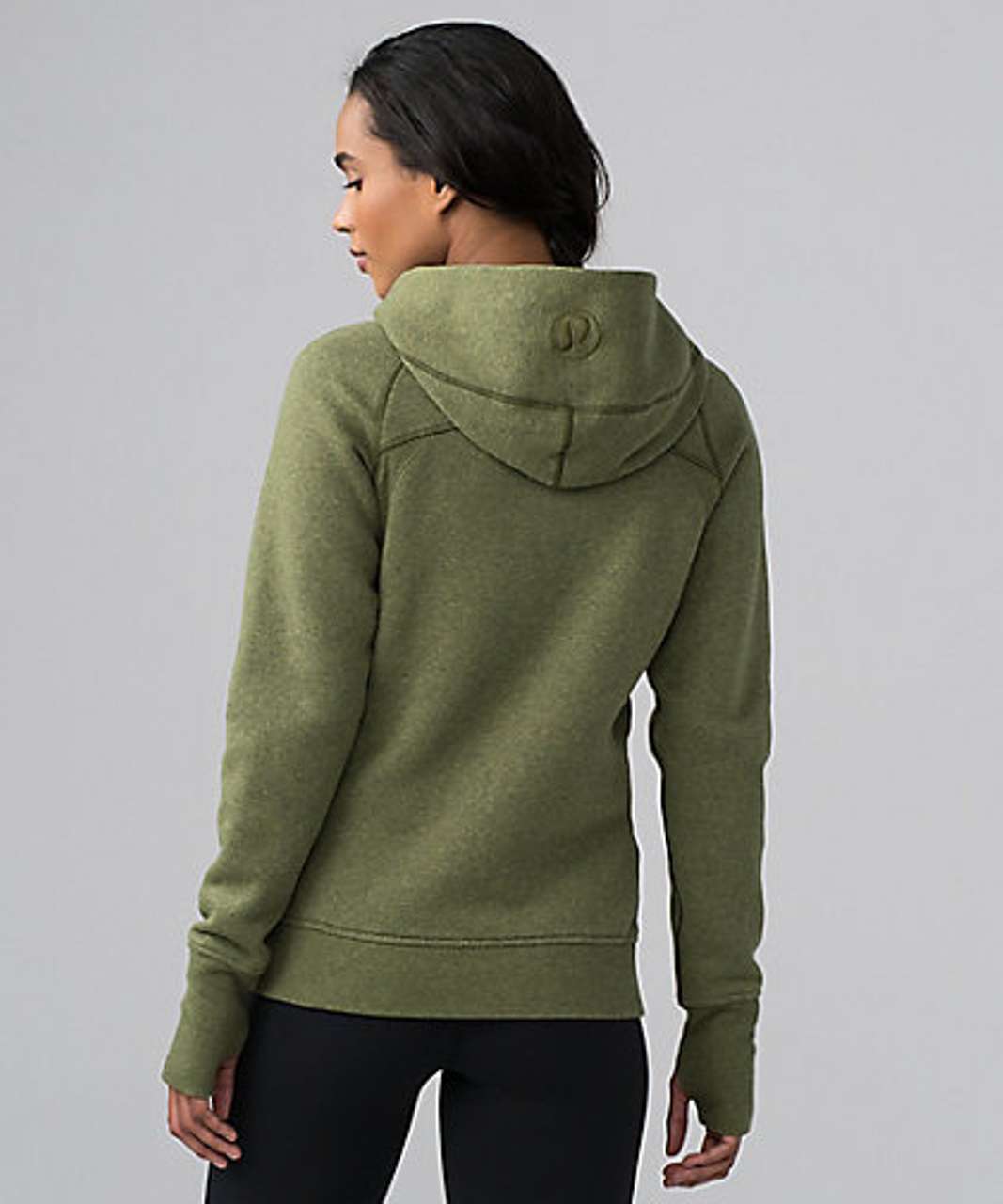 Lululemon Scuba Hoodie III - Heathered Brave Olive