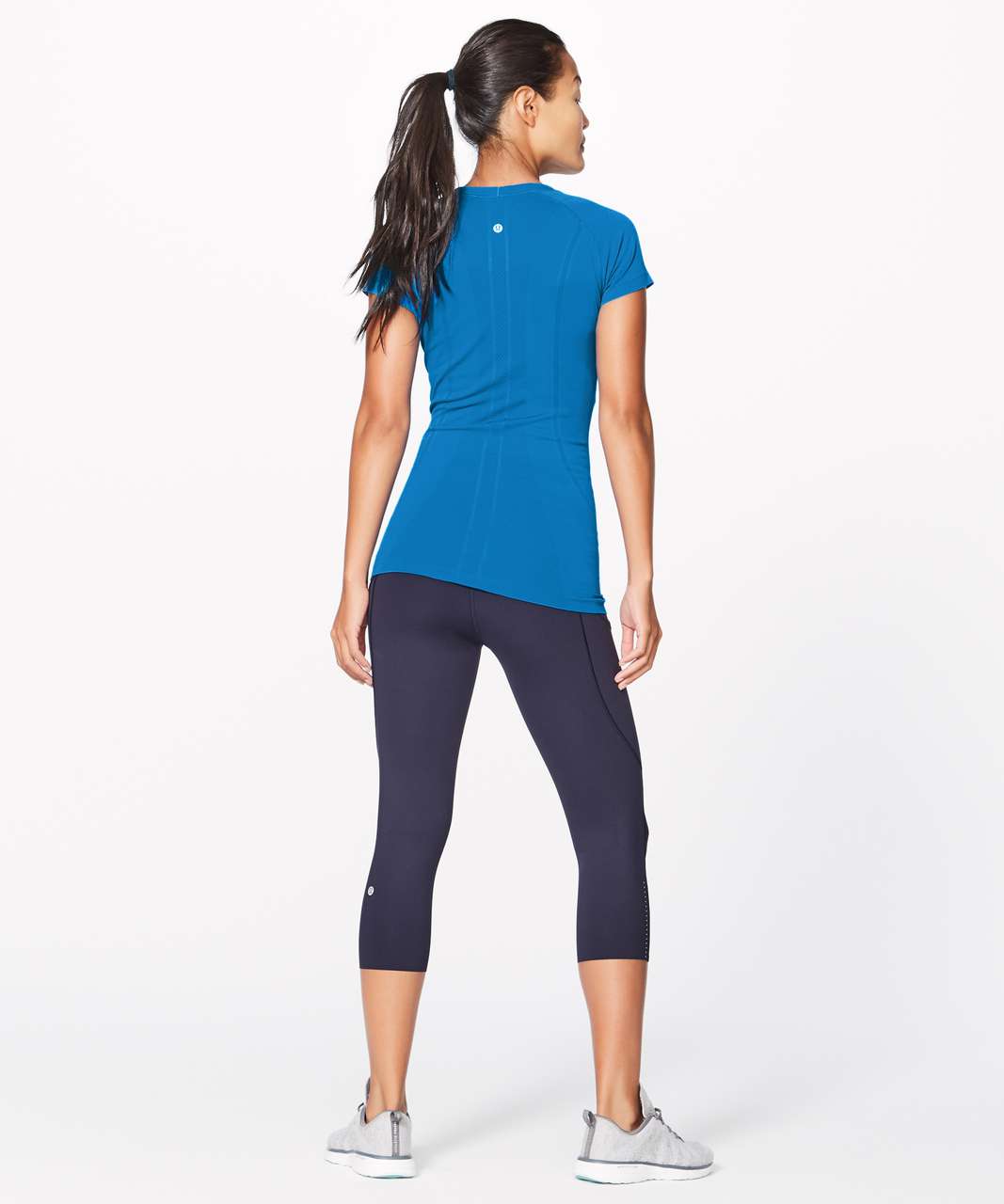 Lululemon Swiftly Tech Short Sleeve Crew - Amalfi Blue / Amalfi Blue