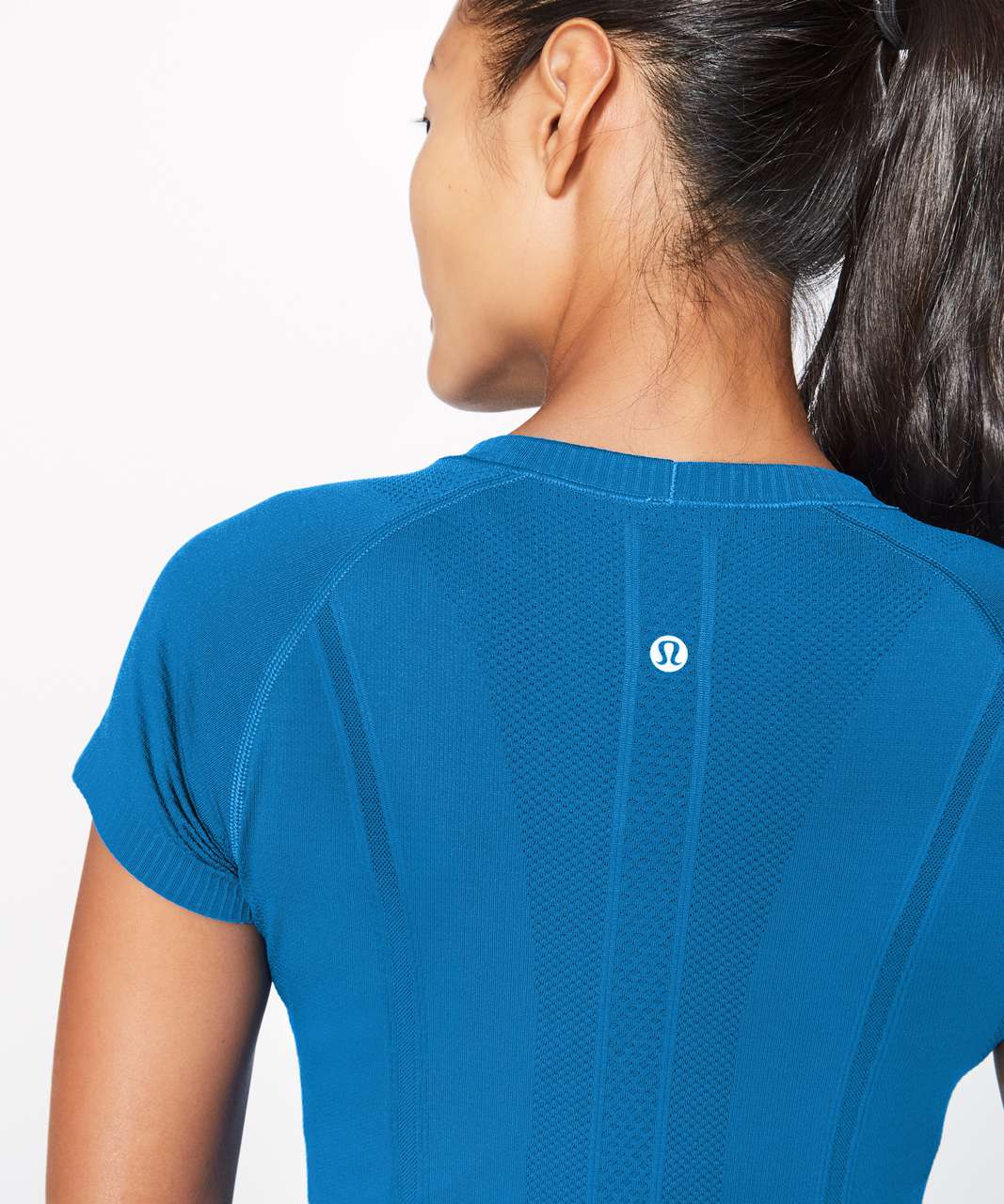 Lululemon Swiftly Tech Short Sleeve Crew - Amalfi Blue / Amalfi Blue