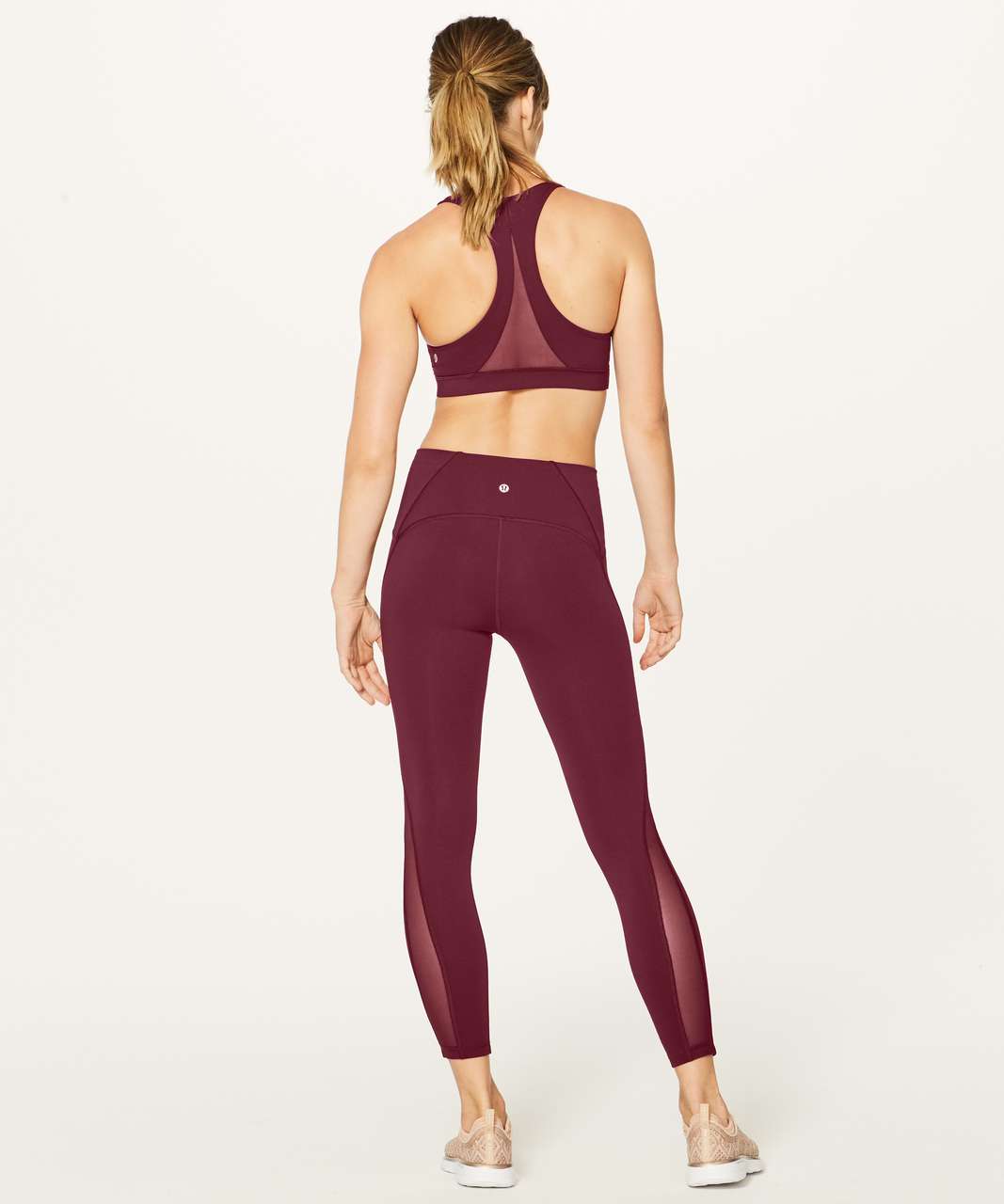 Lululemon Train Times 7/8 Pant *25" - Deep Rouge