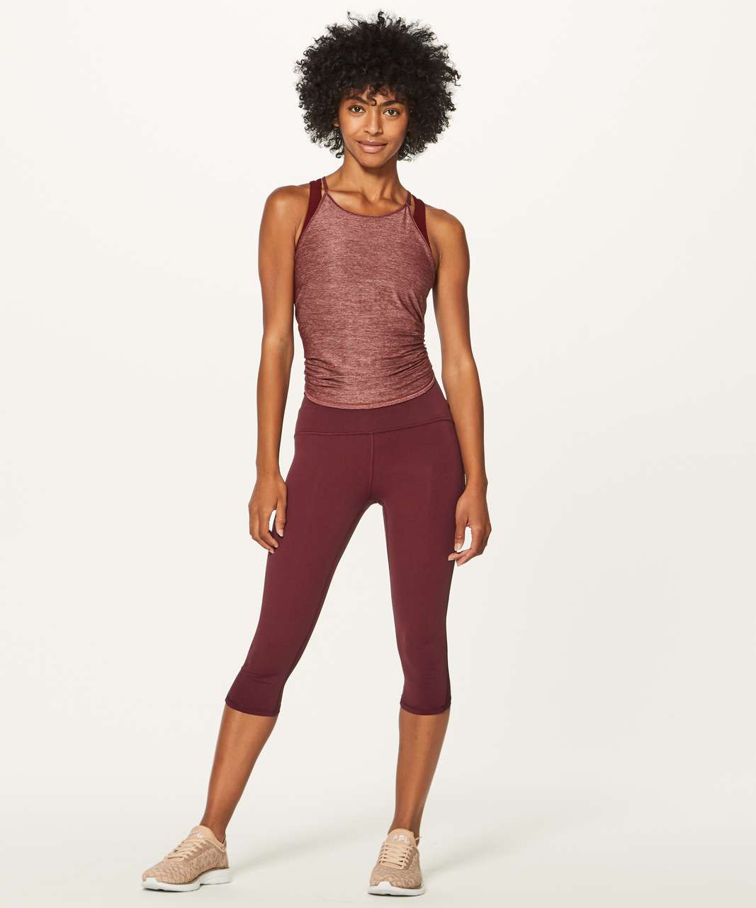 Lululemon Train Times Crop (17) - Pulse Capri Black / Black - lulu fanatics