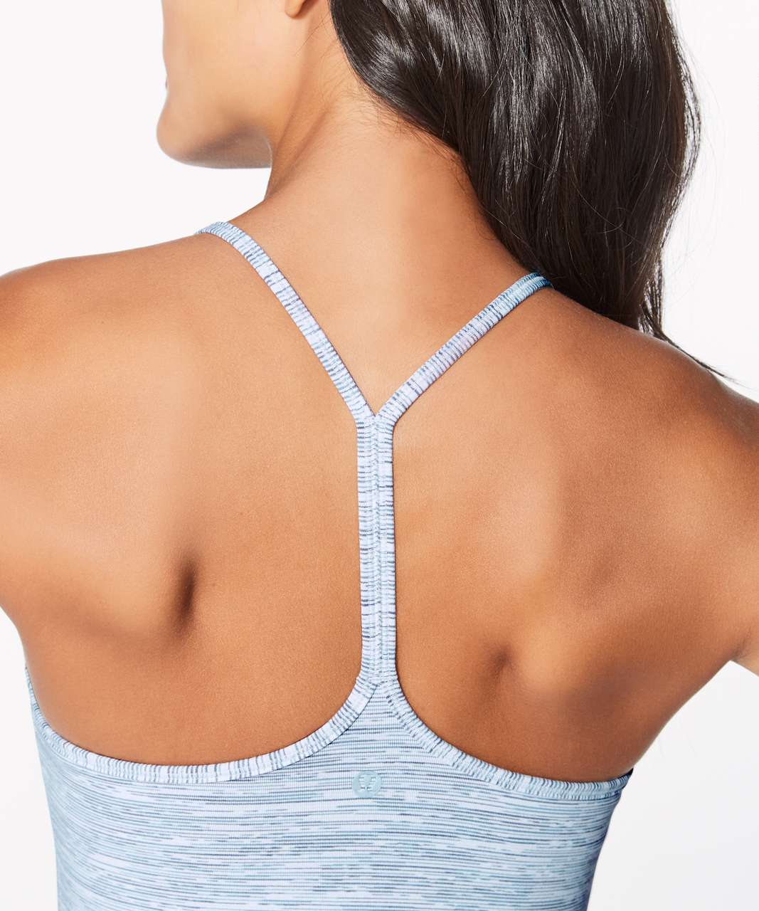 Lululemon Power Pose Tank - Alpine White Ice Grey Battleship