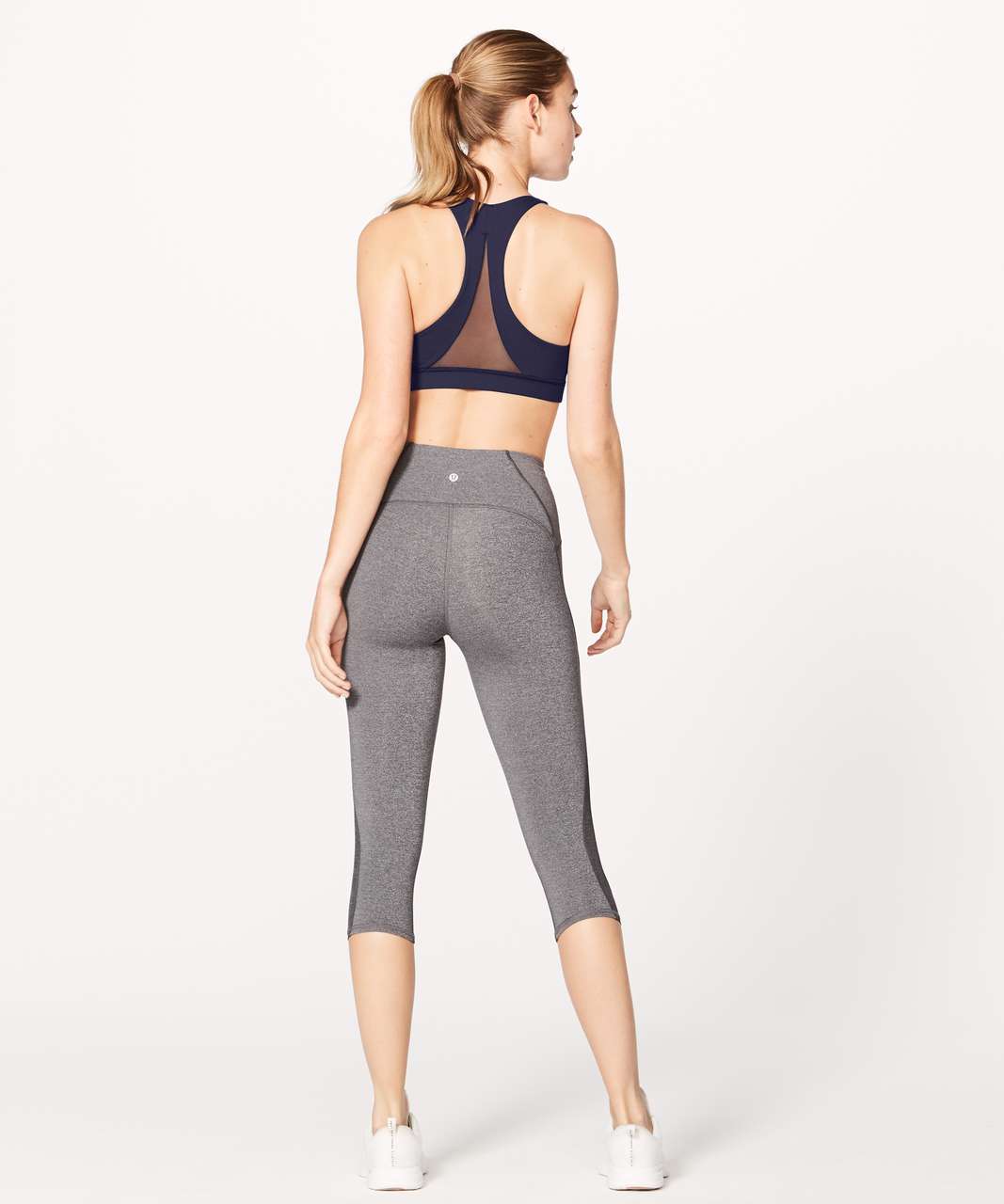 lululemon athletica, Intimates & Sleepwear, Lululemon Navy Blue Invigorate  Bra Mesh Yoga Dance