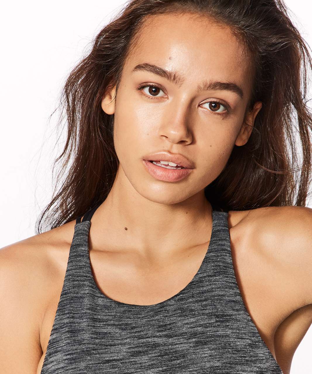 Lululemon Raise The Barre Tank - Heathered Black