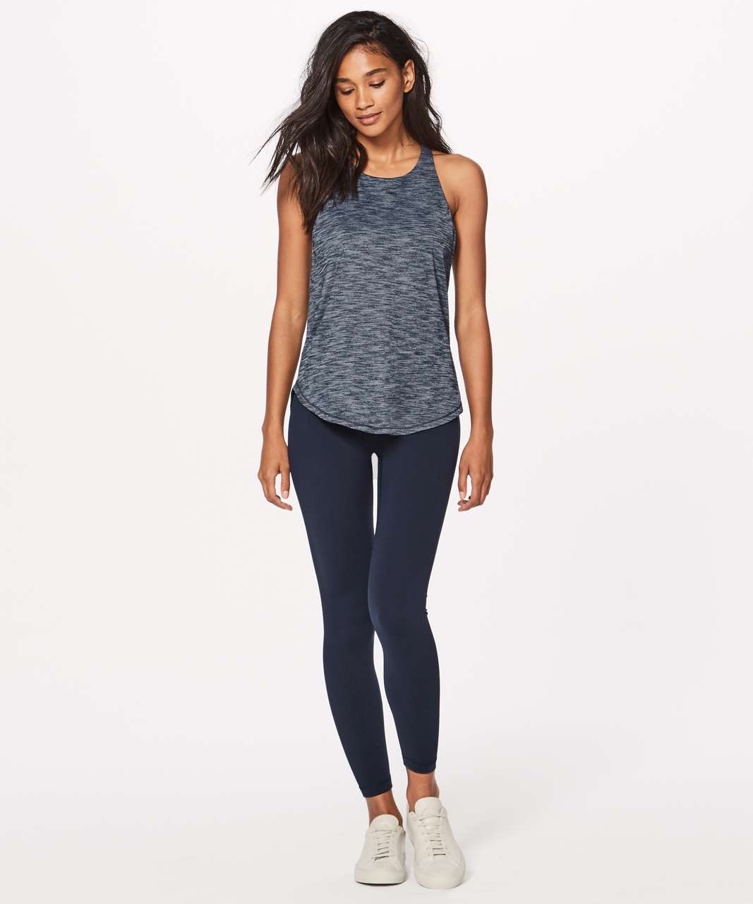 Lululemon Raise The Barre Tank - Heathered Nocturnal Teal