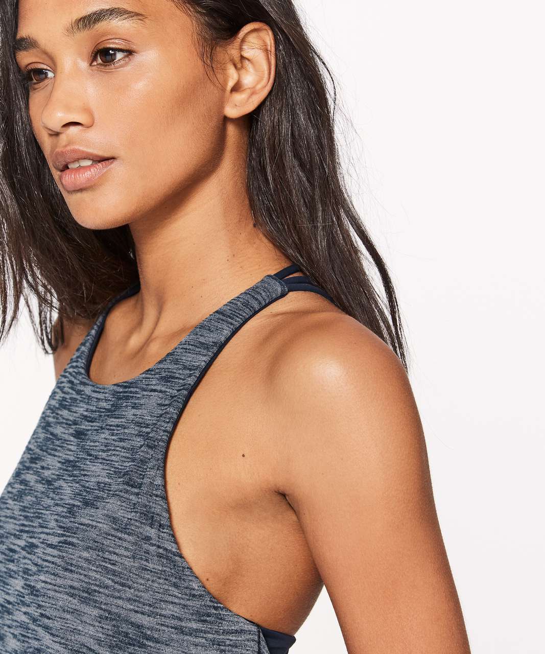 Lululemon Raise The Barre Tank - Heathered Nocturnal Teal