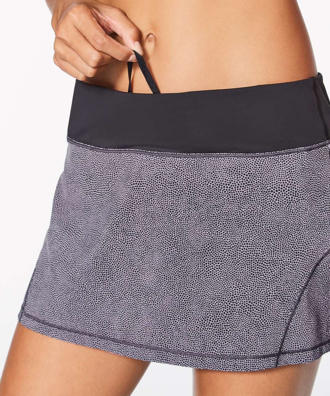 Lululemon Circuit Breaker Skirt II (Regular) (13") - Disperse Dusky Lavender Black / Black