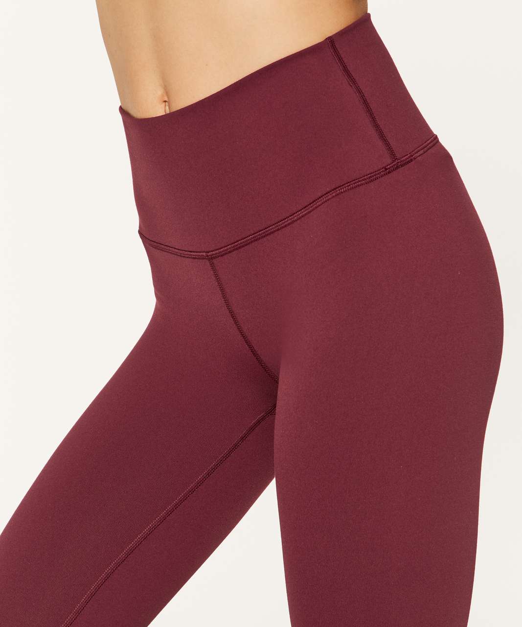 Lululemon Wunder Under Hi-Rise 7/8 Tight (Full-On Luon 25") - Deep Rouge