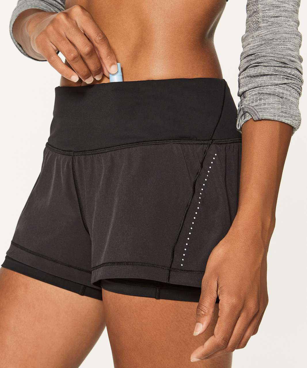 Lululemon Break Free Short (2.5") - Black