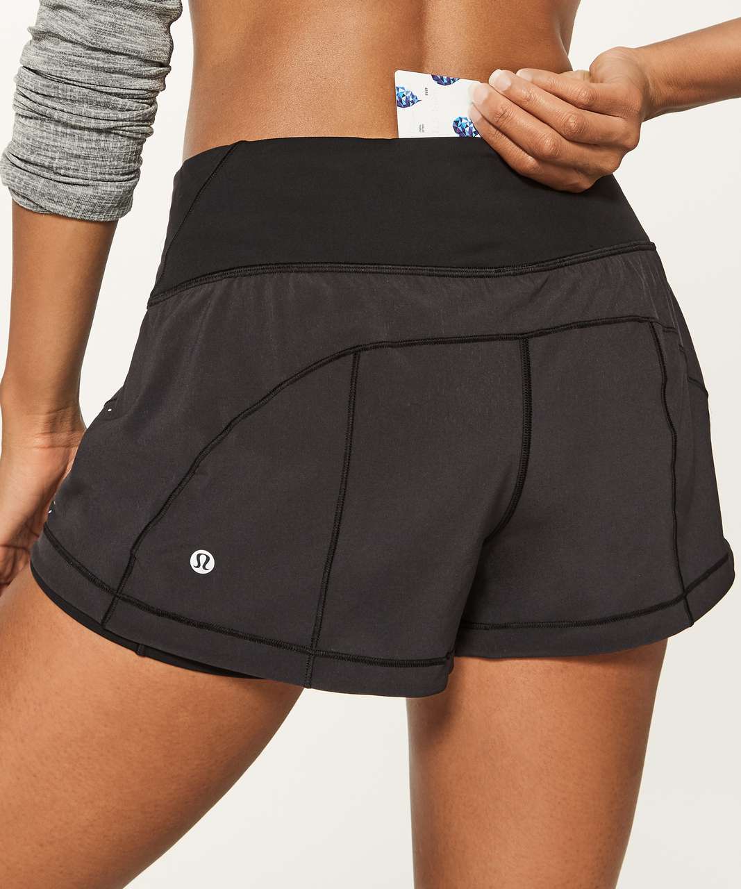 Lululemon Seek The Heat Short II (2.5) - White - lulu fanatics