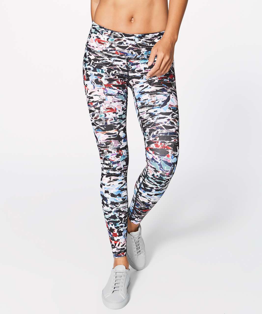 Lululemon Wunder Under Low-Rise Tight *Full-On Luxtreme 28 - Culture Clash  Multi Black - lulu fanatics