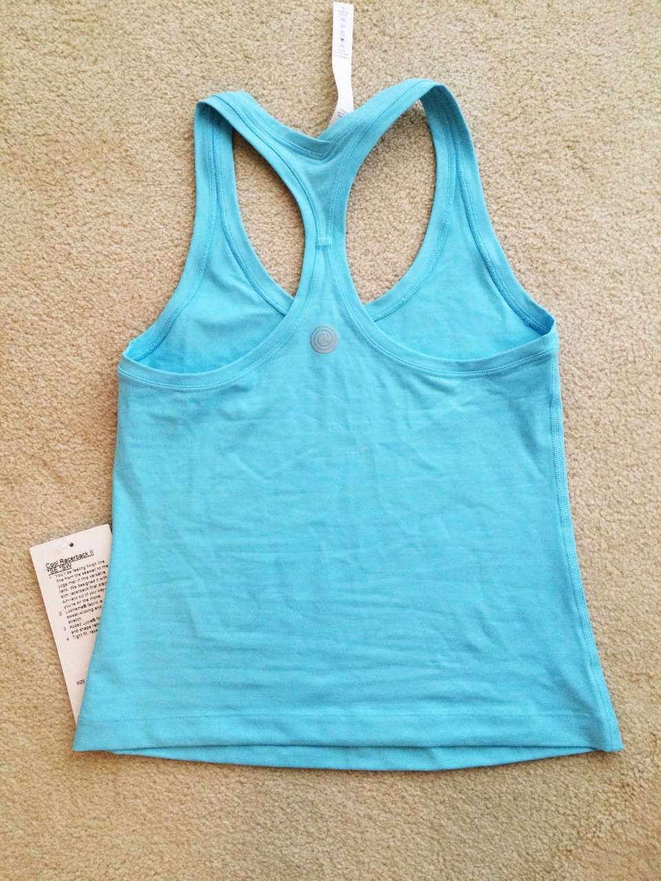 Lululemon Cool Racerback Tank II *SE *SW - 2017 Seawheeze - ALOS / Hi-Def Cyan