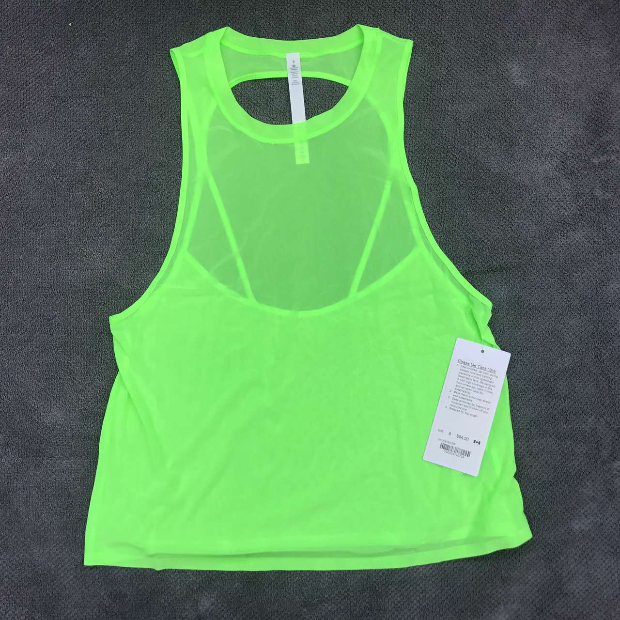 Lululemon Chase Me Tank *SW - 2017 Seawheeze - Zippy Green 