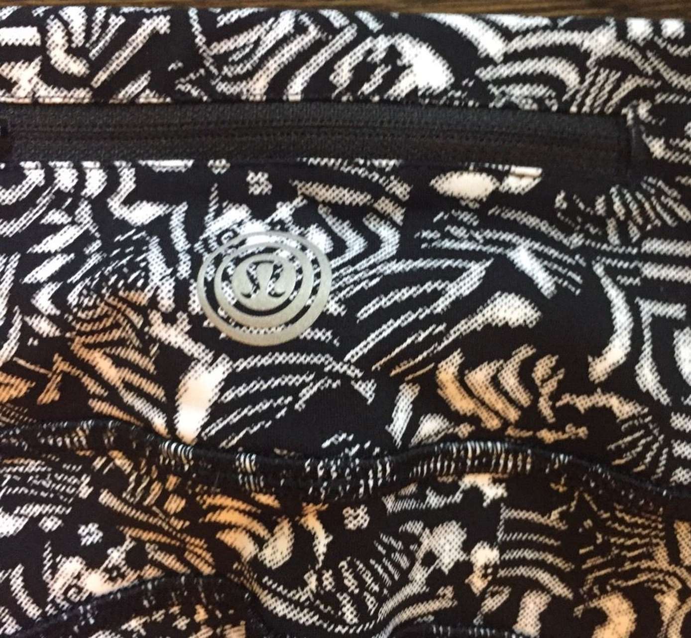 zebra print lululemon leggings