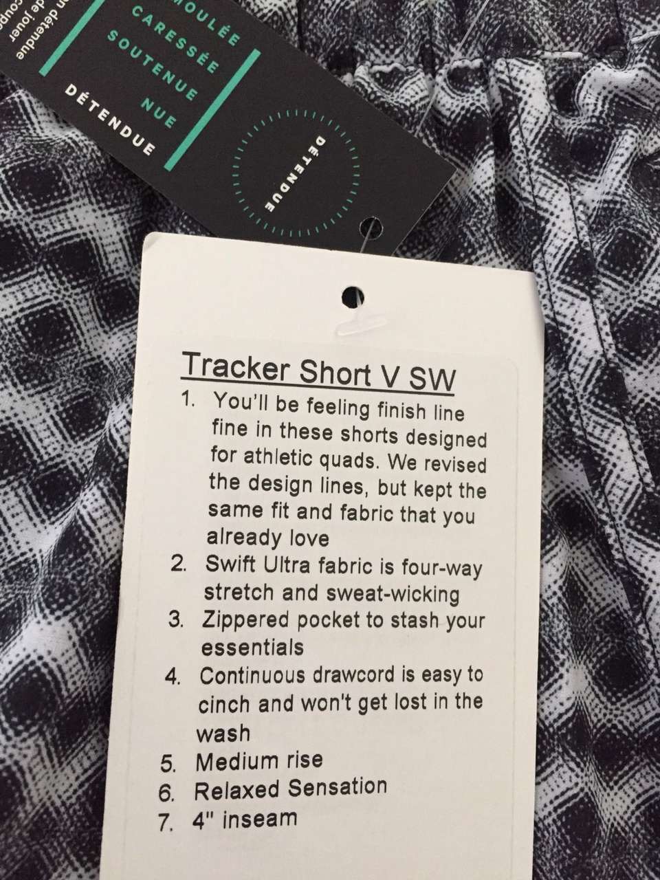 Lululemon Tracker Short V *SW - 2017 Seawheeze - DITW / Black - lulu ...