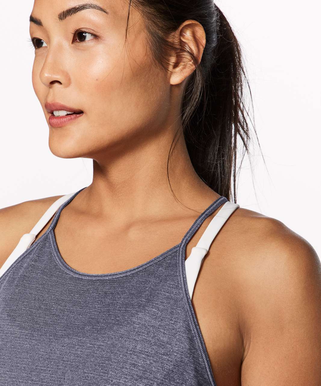 Lululemon Fast As Light Singlet - Heathered Shadow Blue