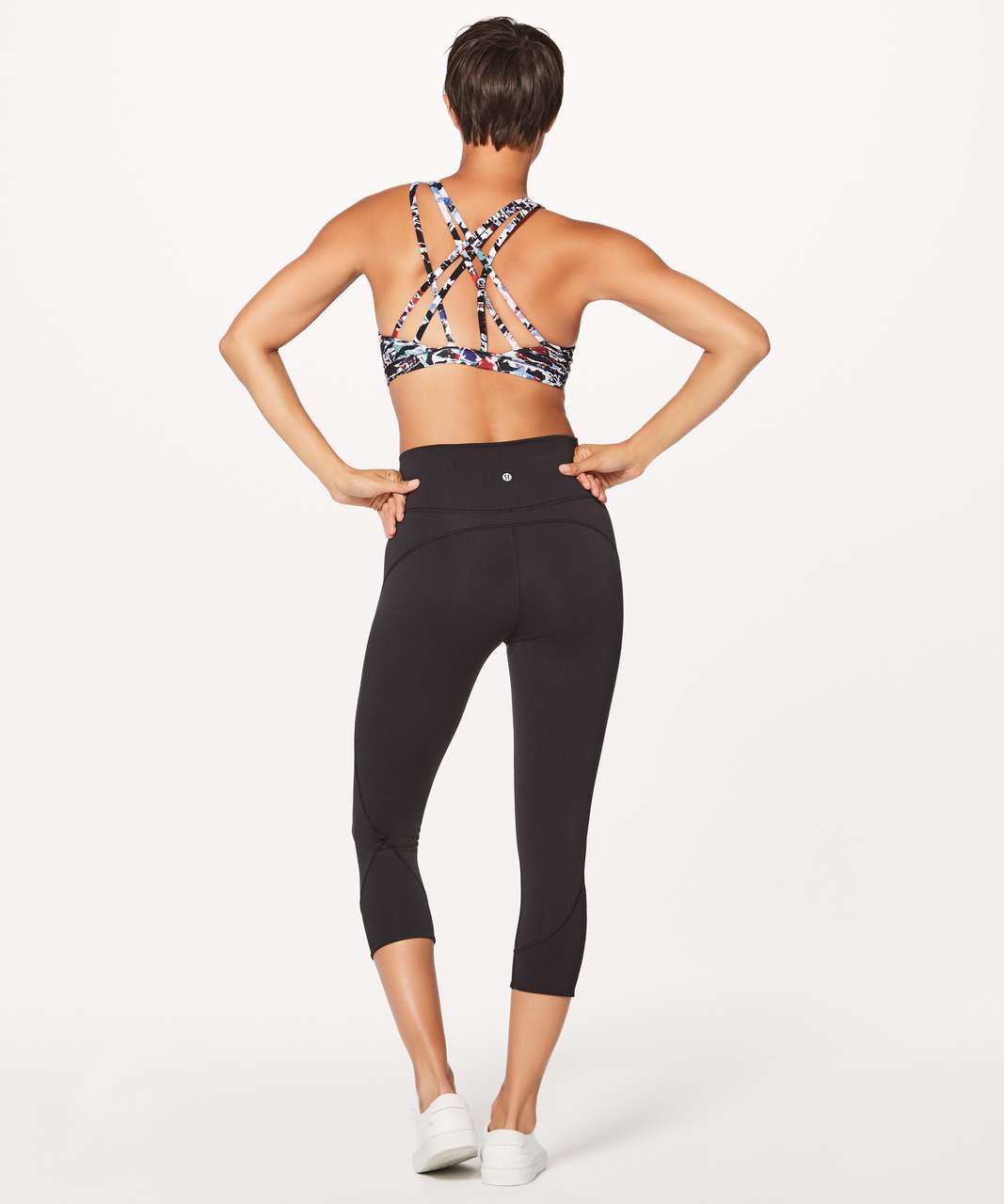 Lululemon Free To Be Serene Bra - Culture Clash Multi Black