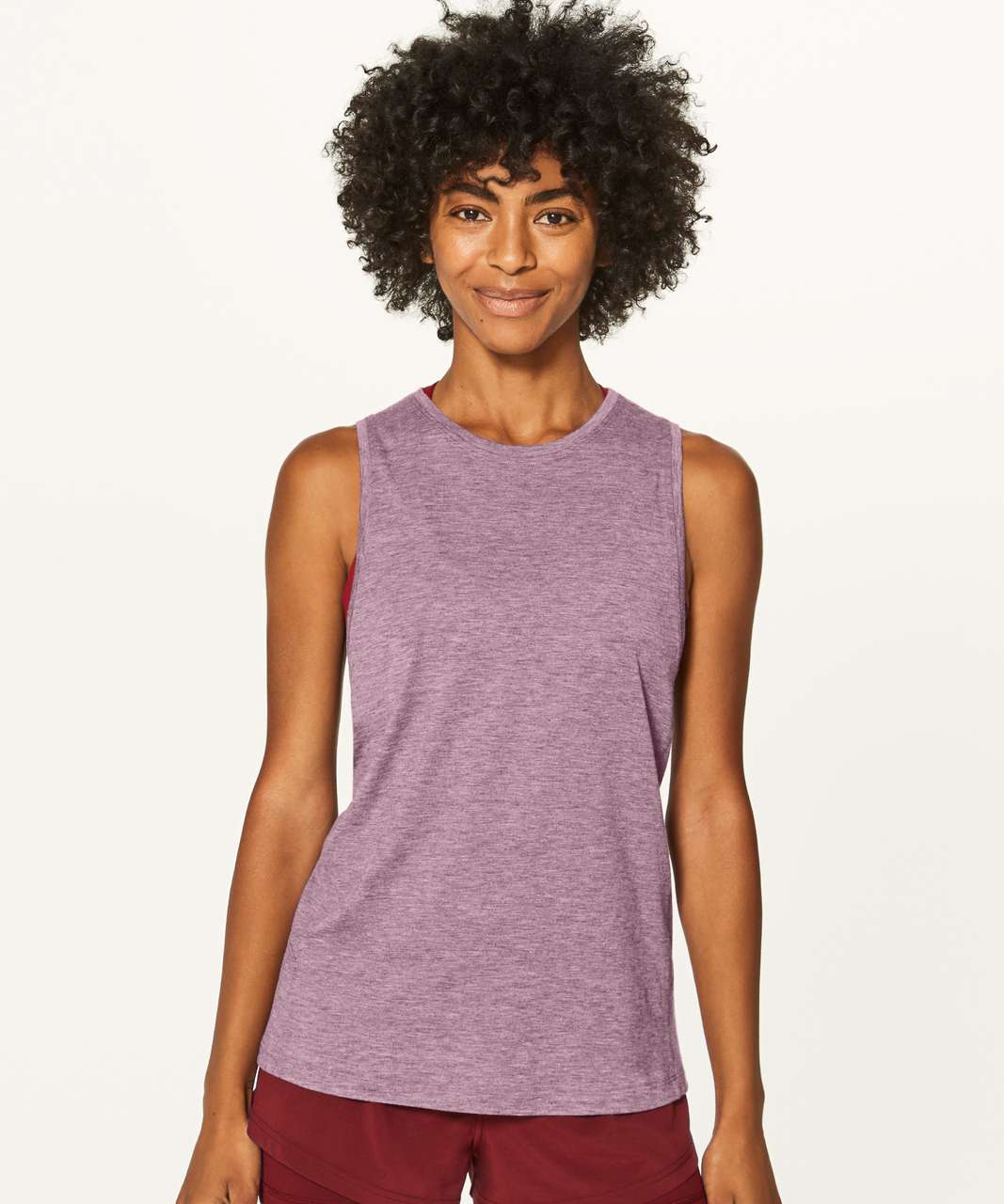 Lululemon Box It Out Tank - Heathered Oxblood