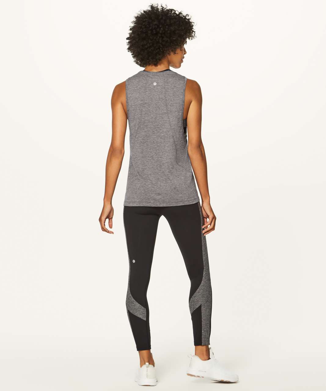 Lululemon Box It Out Tank - Heathered Black - lulu fanatics