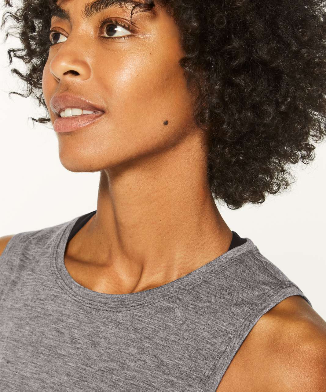 Lululemon Box It Out Tank - Heathered Black