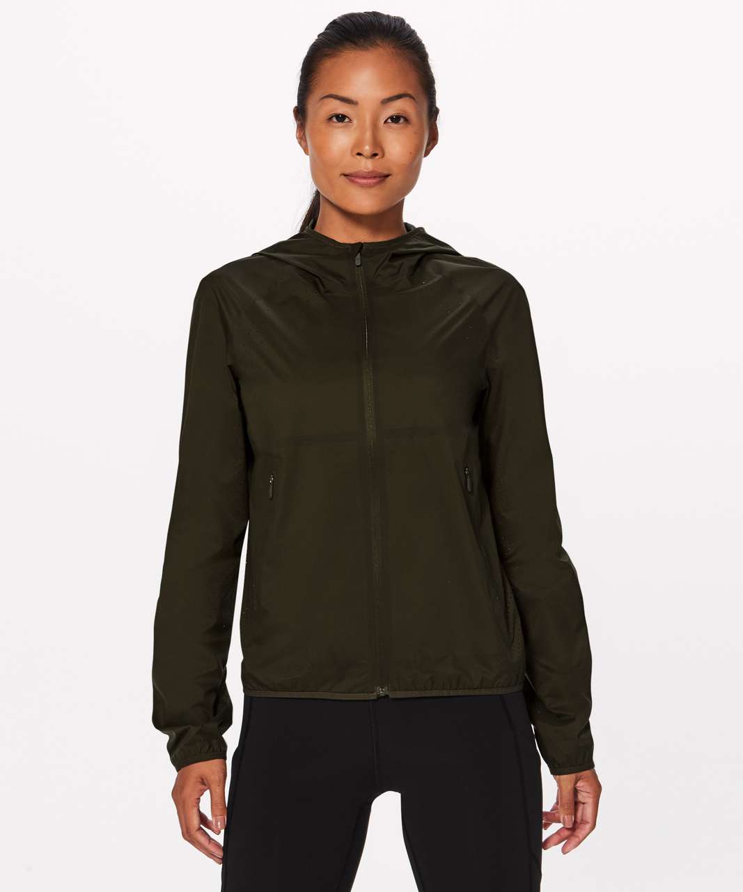 Lululemon Like The Windshell - Dark Olive