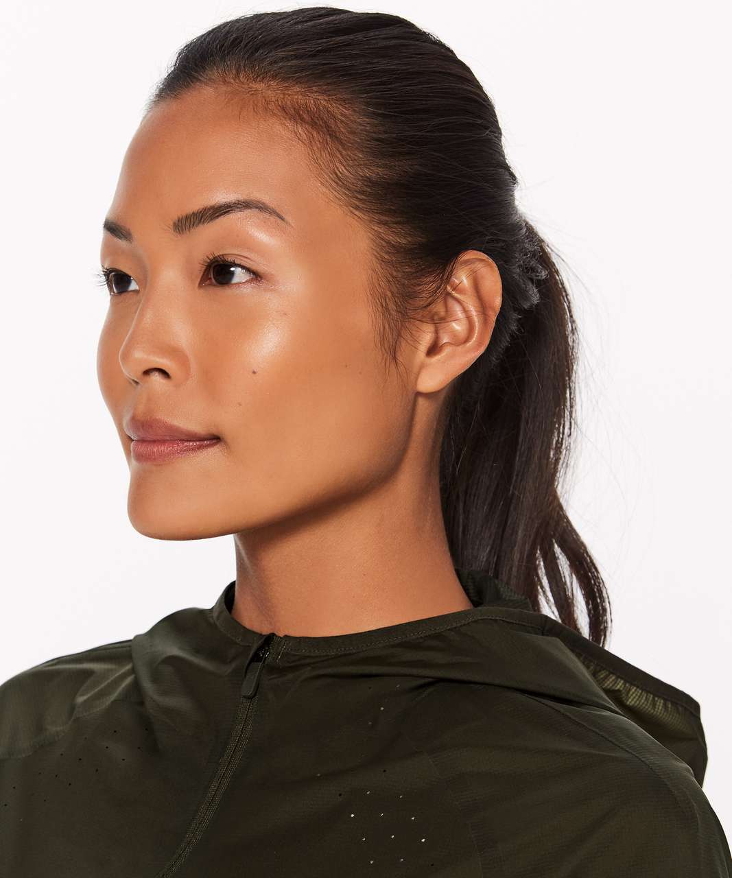 Lululemon Like The Windshell - Dark Olive